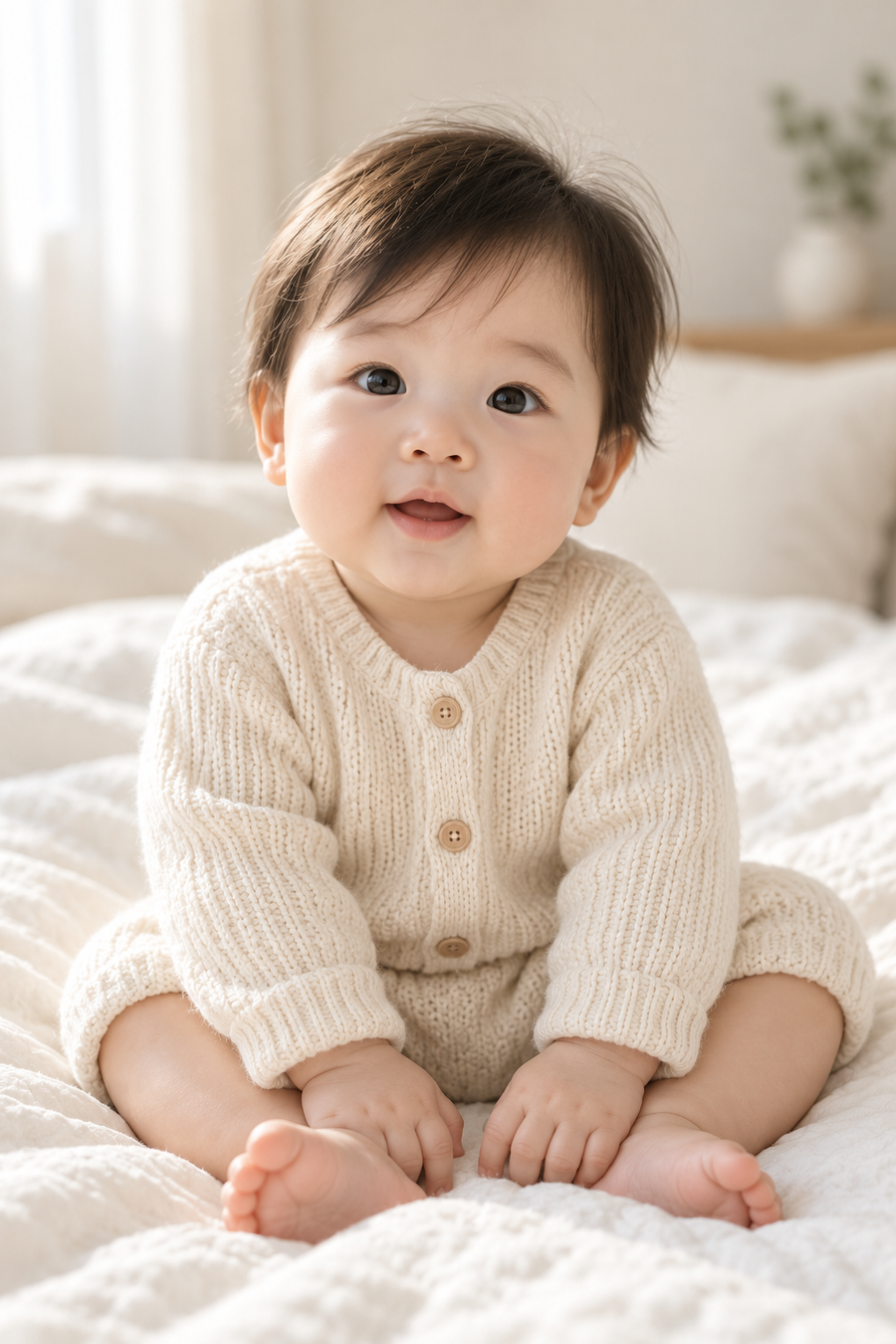 아이 사진을 넣은 AUREKTO 홀더